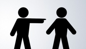 Accusation stick figures